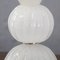 Craft Table Lamp in Silk White Murano Glass, Italy, 1980s, Image 8