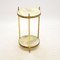 French Brass and Onyx Side Table, 1930s, Image 1