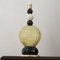 Vintage Handcrafted Table Lamp in Black Murano Glass, Italy, 1980s 3