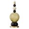 Vintage Handcrafted Table Lamp in Black Murano Glass, Italy, 1980s, Image 1