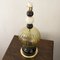 Lámpara de mesa vintage hecha a mano de cristal de Murano negro, Italia, años 80, Imagen 5