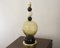 Lámpara de mesa vintage hecha a mano de cristal de Murano negro, Italia, años 80, Imagen 2