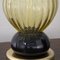 Lampe de Bureau Vintage en Verre de Murano Noir, Italie, 1980s 6