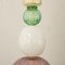 Lámpara de mesa artesanal vintage de cristal de Murano, Italia, años 80, Imagen 9