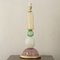 Lámpara de mesa artesanal vintage de cristal de Murano, Italia, años 80, Imagen 2
