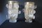 Large Vases in Golden Murano Glass Decorated with Roses by Costantini, 1980s, Set of 2, Image 4