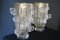 Large Vases in Golden Murano Glass Decorated with Roses by Costantini, 1980s, Set of 2 3