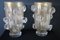 Large Vases in Golden Murano Glass Decorated with Roses by Costantini, 1980s, Set of 2 16
