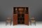 Large Wooden Art Deco Cabinet, France, 1940s 13