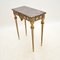 French Giltwood Marble Top Console Table, 1950s 3