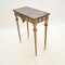 French Giltwood Marble Top Console Table, 1950s, Image 3