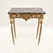 French Giltwood Marble Top Console Table, 1950s 1