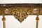 French Giltwood Marble Top Console Table, 1950s, Image 9