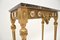 French Giltwood Marble Top Console Table, 1950s, Image 7