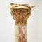 Onyx and Gilt Metal Corinthian Column, 1930s 5