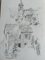 Jan Kristofori, Swiss Motifs/Tessin Houses, Croquis originaux au crayon, Set de 3 5