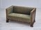 Danish 2 Seater Sofa in Velour & Oak Wood, 1950s 13