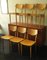 Danish Plywood Dining Chairs with Shaped Backs, 1960s, Set of 6, Image 2
