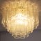 Large Ceiling Light with Murano Trunci Glass, Italy, 1990s, Image 5