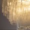Large Ceiling Light with Murano Trunci Glass, Italy, 1990s 11