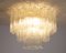 Large Ceiling Light with Murano Trunci Glass, Italy, 1990s 4