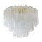 Large Ceiling Light with Murano Trunci Glass, Italy, 1990s 1