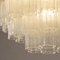Large Ceiling Light with Murano Trunci Glass, Italy, 1990s 11