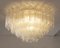 Large Ceiling Light with Murano Trunci Glass, Italy, 1990s, Image 7