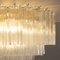 Large Ceiling Light with Murano Trunci Glass, Italy, 1990s 10