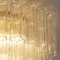Large Ceiling Light with Murano Trunci Glass, Italy, 1990s 9