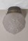 Vintage Ceiling Lamp in Glass & Metal, 1970s, Image 1