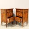 18th Century Louis XVI Bedside Cabinets in Walnut, Italy, Set of 2 5