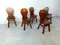 Vintage Brutalist Dining Chairs, 1960s, Set of 6 4
