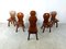 Vintage Brutalist Dining Chairs, 1960s, Set of 6 1