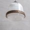 Large Two Part Holophane Style Mid-Century Pendant Light, 1950s 2