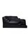 Terrazza Ds-1025 Sofa in Black Padded Leather by Ubald Klug for Sedevy 1