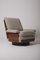 Gray Lounge Chair by Bernard Brunier for Viborg 1