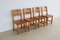 Vintage Dining Room Chairs in Pine, 1970s, Set of 4 4