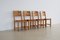 Vintage Dining Room Chairs in Pine, 1970s, Set of 4 5