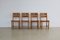 Vintage Dining Room Chairs in Pine, 1970s, Set of 4 1