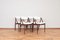 Mid-Century Teak & Bouline Chairs Model 31 by Kai Kristiansen for Schou Andersen, 1960s, Set of 4 1