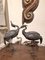 Vintage Silver Heron Sculptures, Early 20th Century, Set of 2 14