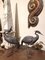 Vintage Silver Heron Sculptures, Early 20th Century, Set of 2 17