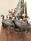 Vintage Silver Heron Sculptures, Early 20th Century, Set of 2, Image 9