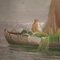 Remo Testa, Pescadores al amanecer, 1950, óleo sobre lienzo, enmarcado, Imagen 10