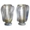 Large Vases in Pearly, Iridescent Murano Glass by Costantini, 1980s, Set of 2, Image 1