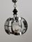 Chandelier in Opaline Glass, Chrome & Plastic from Mazzega, Italy, 1960s, Image 3