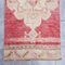 Vintage Muted Red Oushak Rug, 1960s 9