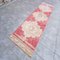 Vintage Muted Red Oushak Rug, 1960s 3