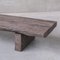 Low Wabi-Sabi Wooden Plank Coffee Table, 1930s 7